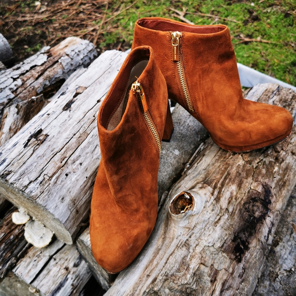 Michael Kors Orange Ankle Boots